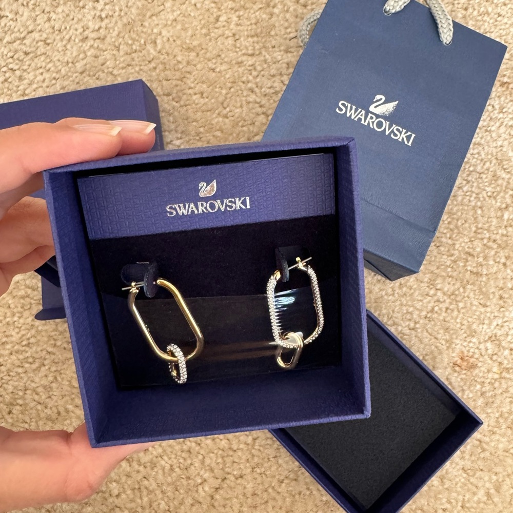Swarovski Earrings. New.